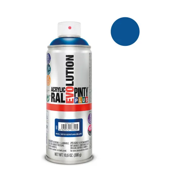 Spraymaali Pintyplus Evolution RAL 5010 400 ml Gentian Blue