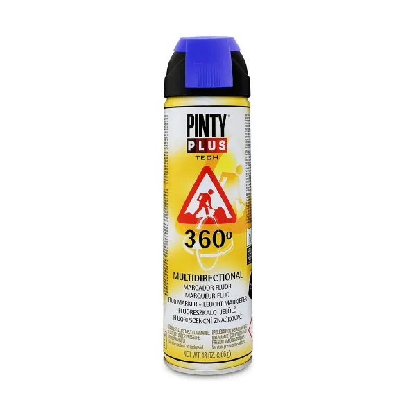 Purškiami dažai Pintyplus Tech T118 360º Mėlyna 500 ml