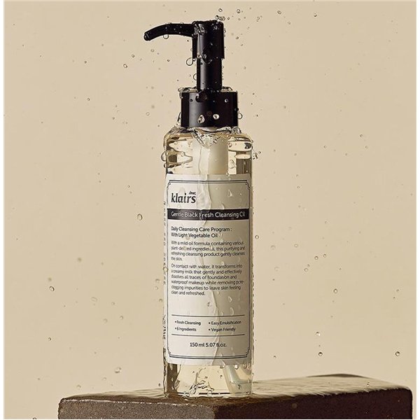 Muilas Klairs GENTLE BLACK 150 ml