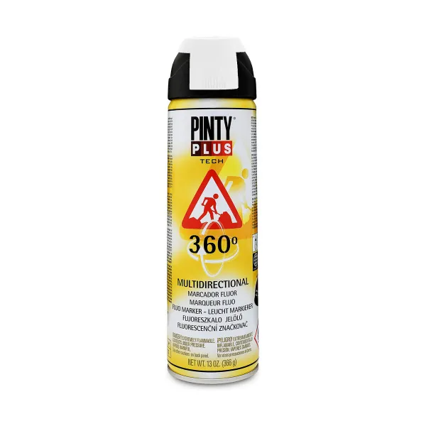 Аэрозольная краска Pintyplus Tech T101 360º Белый 500 ml
