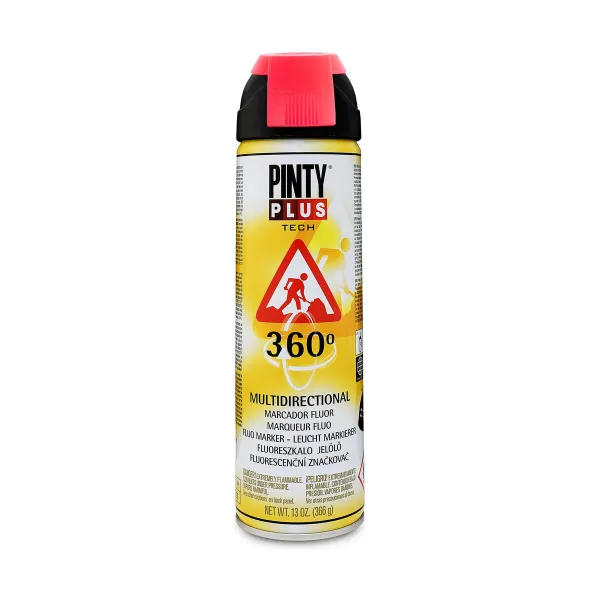 Spraymaali Pintyplus Tech T107 360º Punainen 500 ml