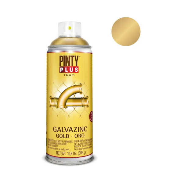 Purškiami dažai Pintyplus Tech Galvazinc G151 400 ml Auksas
