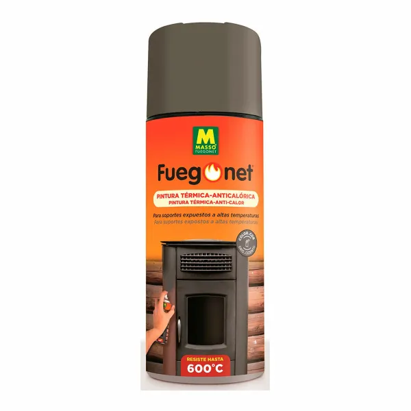 Antikalorinen maali Massó Fuegonet Spray Harmaa