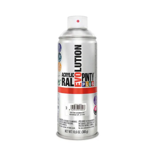 Lakkaspray Pintyplus Evolution S199 400 ml Satiiniviimeistely Väritön