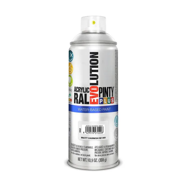 Izsmidzināma laka Pintyplus Evolution M199 Matt Ūdens bāze 400 ml Bezkrāsains
