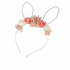 Inca Diadema Con Orejitas De Conejo y Flores 1 U