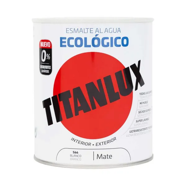 Акриловая эмаль Titanlux 02t056614 Акриловая эмаль Белый 250 ml Экологично