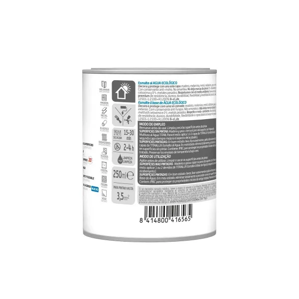 Акриловая эмаль Titanlux 02t056614 Акриловая эмаль Белый 250 ml Экологично