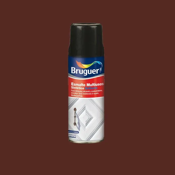 Sintetiniai emalio dažai Bruguer 5197984 Spray Daugkartinis naudojimas Ruda 400 ml