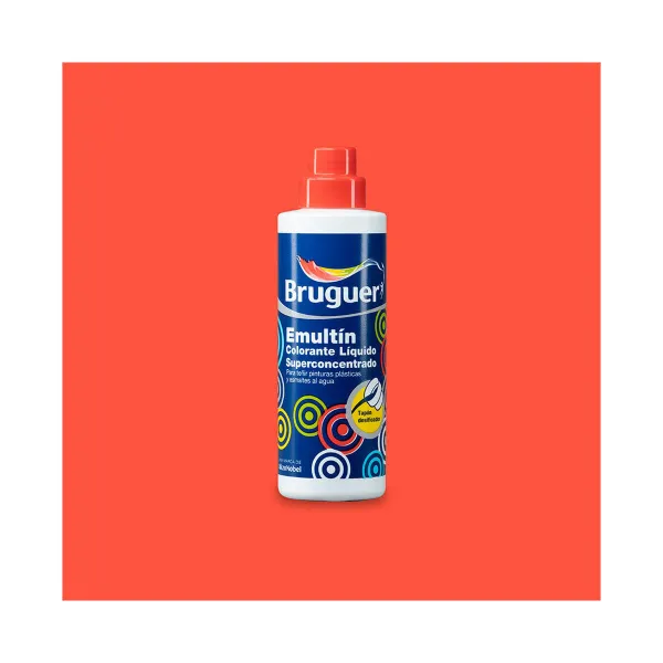 Aukštos koncentracijos skystas dažiklis Bruguer Emultin 5056644 Vermillion Red 50 ml