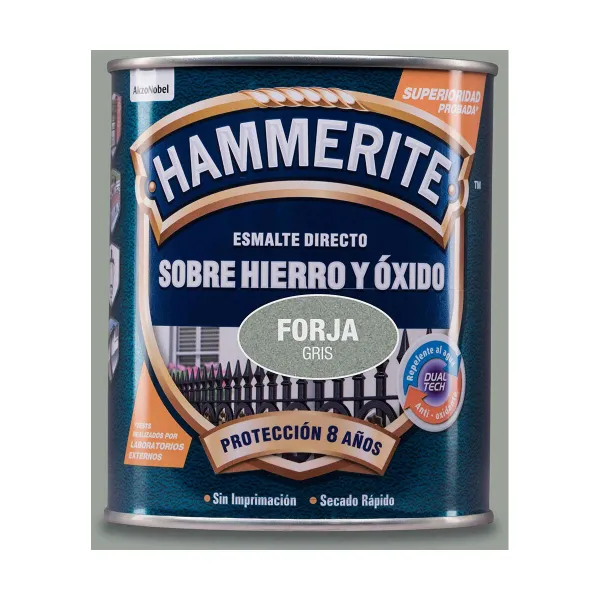 Antioksidanta emalja Hammerite 5093227 Pelēks 750 ml Matt