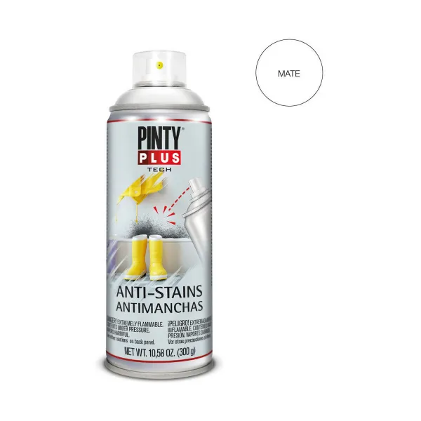 Аэрозольная краска Pintyplus Tech X101 400 ml Против пятен Белый