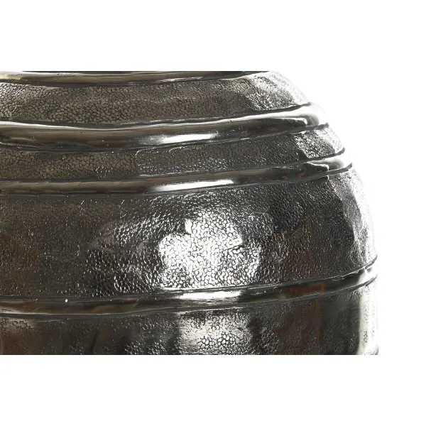 Maljakko DKD Home Decor 20 x 20 x 28,5 cm Hopeinen Kullattu Alumiini Moderni (2 osaa)