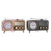 Stalinis laikrodis DKD Home Decor Harmaa Kupari Vintage (2 osaa)