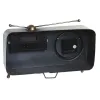 Настольные часы DKD Home Decor Pelēks Varš Vintage (2 gb.)