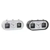Часы-будильник DKD Home Decor Белый Чёрный PVC 20 x 6 x 9,5 cm (2 штук)