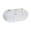 Часы-будильник DKD Home Decor Белый Чёрный PVC 20 x 6 x 9,5 cm (2 штук)