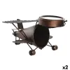 Настольные часы DKD Home Decor Позолоченный Серебристый Самолет (2 штук)
