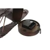 Настольные часы DKD Home Decor Позолоченный Серебристый Самолет (2 штук)