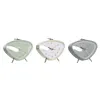 Modinātājpulkstenis DKD Home Decor Zils Balts Pelēks PVC Metāls Vintage 11,5 x 4 x 10 cm (3 gb.)