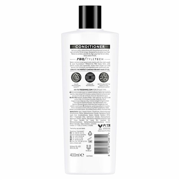 Palsam Tresemme LAMELLAR SHINE 400 ml