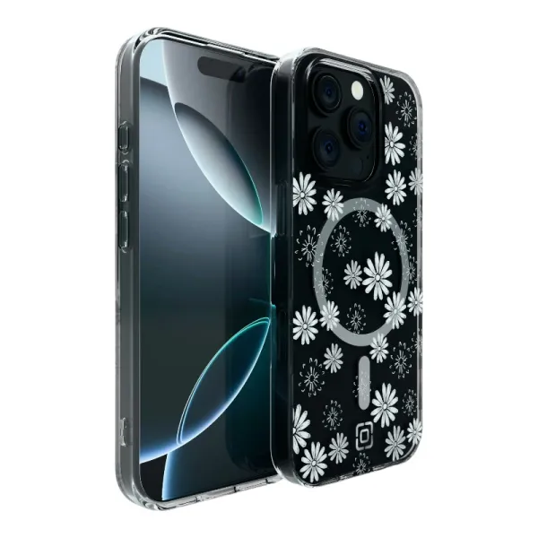 Incipio Forme MagSafe - Case iPhone 16 Pro (Ditzy Floral Silver)