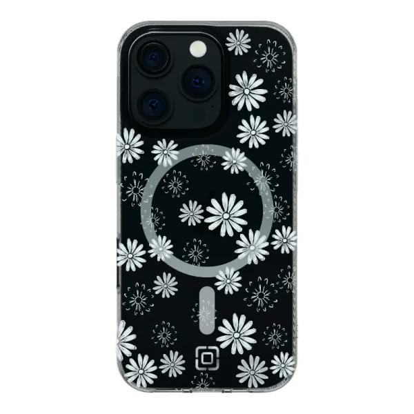 Incipio Forme MagSafe - Case iPhone 16 Pro (Ditzy Floral Silver)