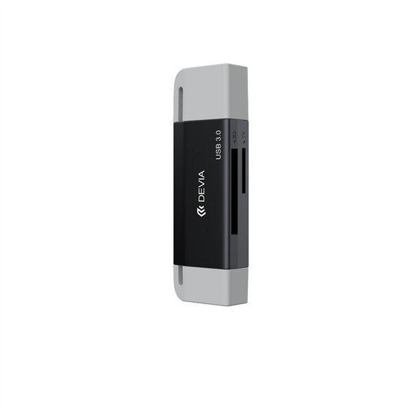 Devia card reader 2in1 EL240 USB/USB-C 3.0 black