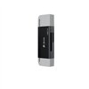 Devia card reader 2in1 EL240 USB/USB-C 3.0 black