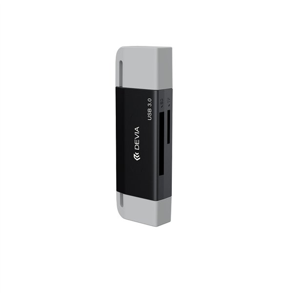Devia card reader 2in1 EL240 USB/USB-C 3.0 black