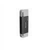 Devia card reader 2in1 EL240 USB/USB-C 3.0 black