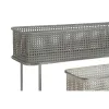 Sodinamųjų komplektas DKD Home Decor 100 x 22 x 70 cm Pilka Metalinis Balta Vintage
