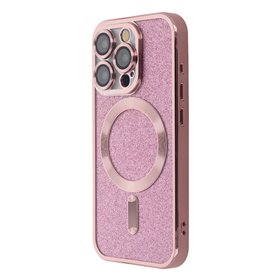 Чехол SparkleFlex Mag Case для iPhone 15 Plus 6,7", розовый