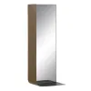 Sienas spogulis Melns Bronza 20 x 12 x 50 cm