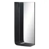 Wall mirror Black Golden 20 x 12 x 50 cm