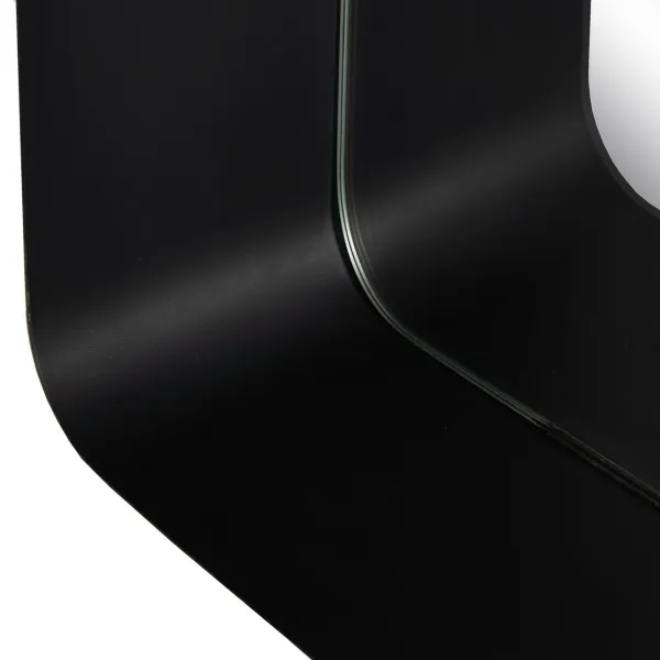 Wall mirror Black Golden 20 x 12 x 50 cm