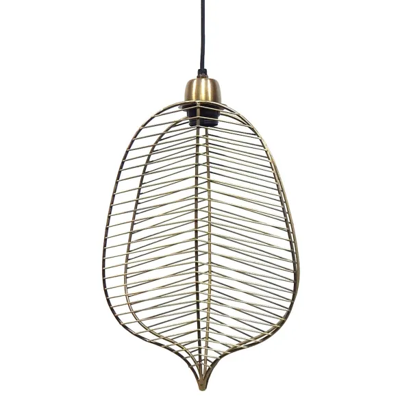 Pakabinamas apšvietimas 25 x 13 x 38 cm Auksinis Metalinis