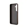 Guess 4G Metal Gold Logo - Case for Samsung Galaxy S24 (brown)