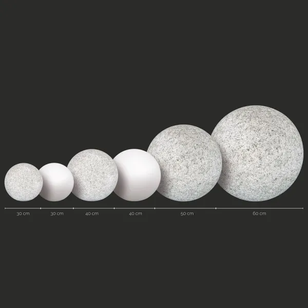 Светящееся украшение Sphere Камень 25 W 50 x 50 x 50 cm
