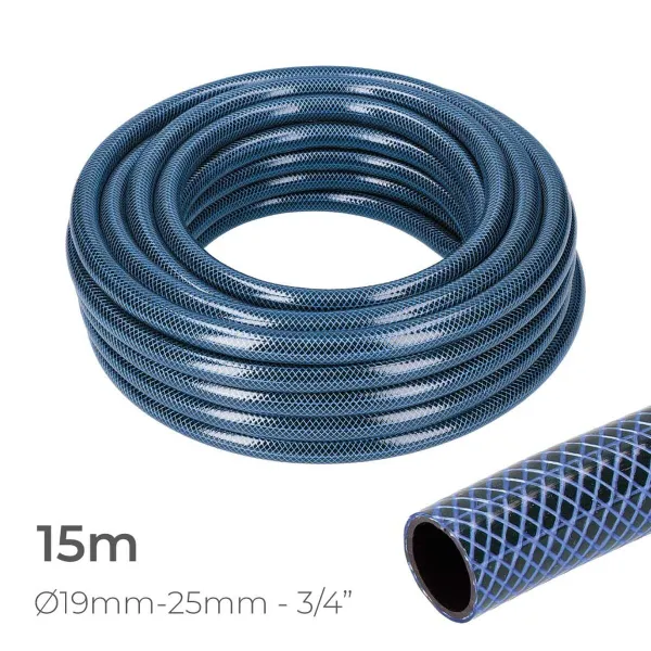 Šļūtene EDM 74094 3/4" 25 mm x 15 m Zils (15 m)
