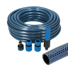 Žarna su priedų rinkiniu EDM 74098 5/8" 20 mm x 15 m Mėlyna (15 m)