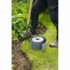 Puutarha-aita Nature Harmaa Polyetyleeni 7,5 cm x 10 m