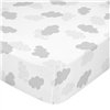 Pohja-arkki HappyFriday Basic Clouds Harmaa 60 x 120 x 14 cm