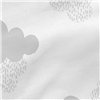 Pohja-arkki HappyFriday Basic Clouds Harmaa 60 x 120 x 14 cm