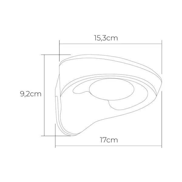 LED sienas gaisma EDM 31853 Balts 2 W 1,8 W 200 Lm 155 Lm Solārais Kustības Sensors (6500 K)