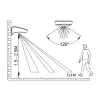 LED Wall Light EDM 31853 White 2 W 1,8 W 200 Lm 155 Lm Solar Movement Sensor (6500 K)