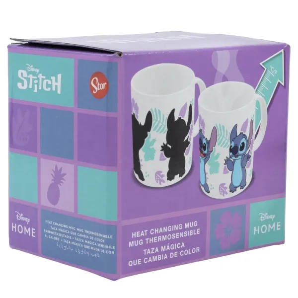 Disney Stitch - Color-changing ceramic mug in a gift box from the Stitch & Angel collection 325 ml