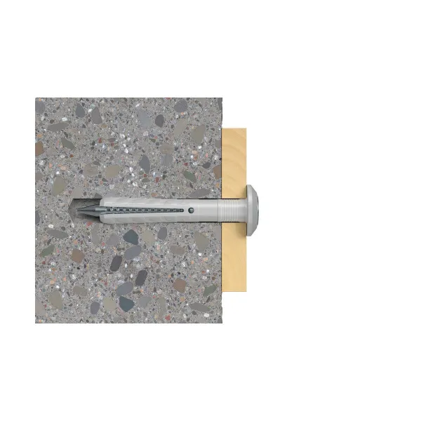 Sienas spraudņi un skrūves Fischer 50339 7P 6 x 40 mm (50 gb.)