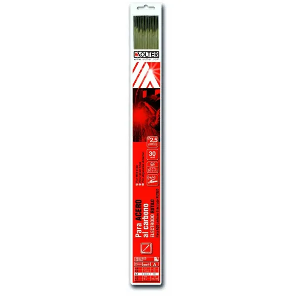 Elektrodi Solter Ø 2,5 mm Rutilo Karbona tērauds (30 gb.)