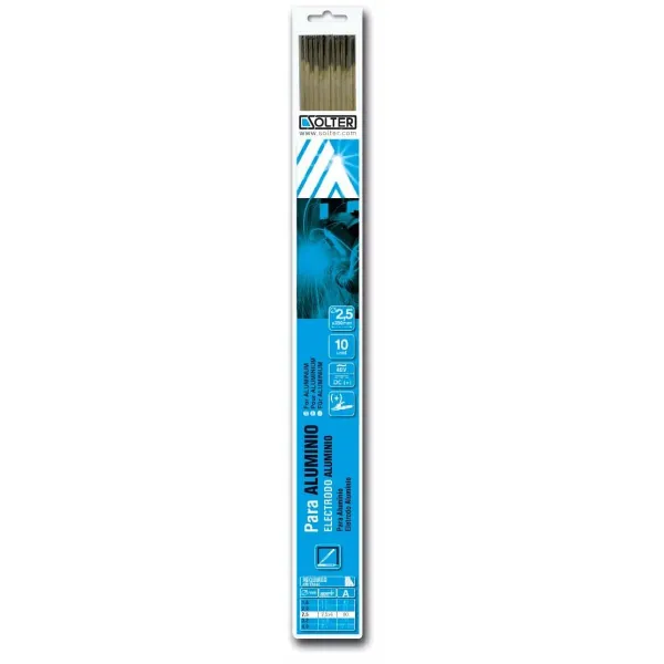 Elektrodai Solter Ø 2,5 mm Aliuminis (10 vnt.)